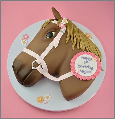 Horse Birthday Cake - Cake by Sandra Monger