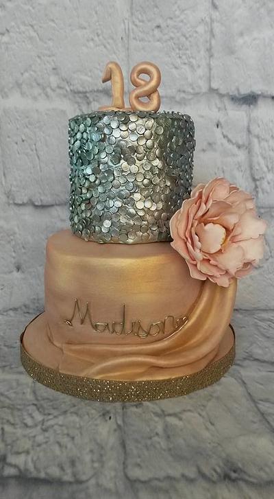 Fashion Inspired 18th Birthday Cake - Cake by SongbirdSweets