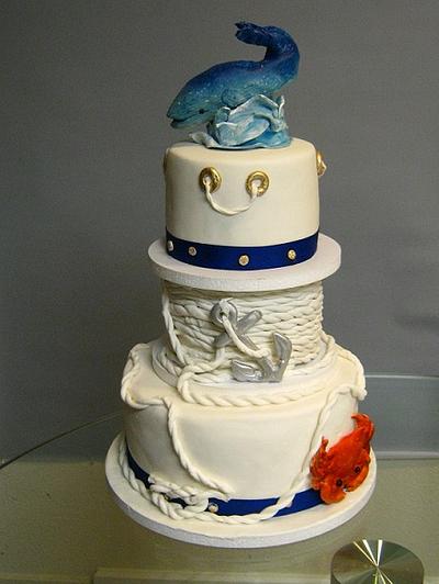Nautical cake for crab feed - Cake by Cakeicer (Shirley)