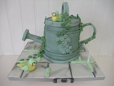 Watering Can  - Cake by The Stables Pantry 