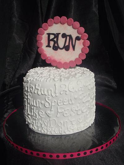 Runner Girl Birthday Cake! - Cake by Jacque McLean - Major Cakes