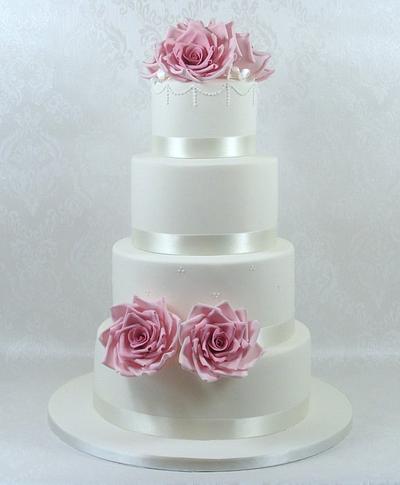 Sam Wedding Cake - Cake by Ceri Badham
