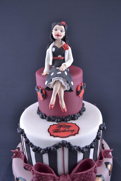 Rockabilly cake - Cake by Novel-T Cakes