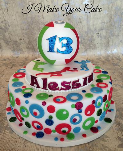 Volleyball  - Cake by Sonia Parente