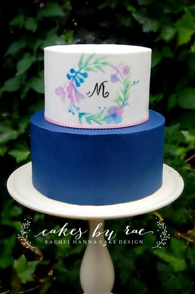 Watercolor Cake - Cake by CakesbyRae