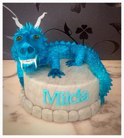 Chinese Lucky Dragon  - Cake by Simone Barton