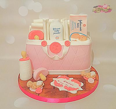 Another baby bag cake - Cake by Michelle Donnelly