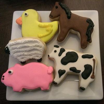 Farm Animals - Cake by Jessica Hooker