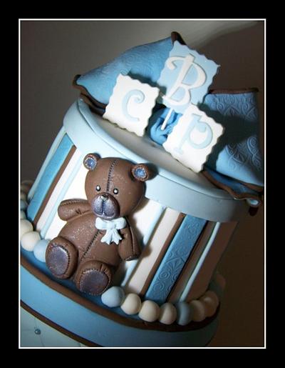 Boys Baby shower - Cake by SassyCakesandMore