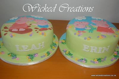 Peppa Pig Cakes - Cake by Wicked Creations