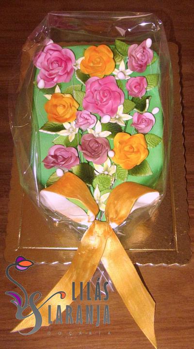 Flower Bouquet - Cake by Lilas e Laranja (by Teresa de Gruyter)