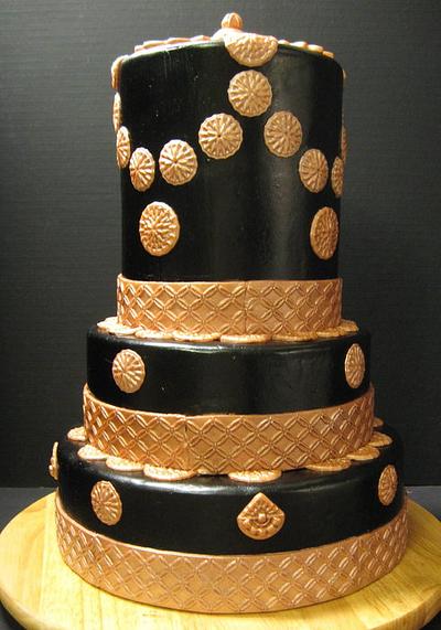 Chocolate and bronze - Cake by Deborahanne