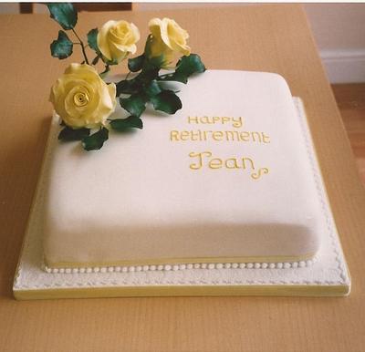 The Yellow Rose Cake - Cake by Iced Images Cakes (Karen Ker)