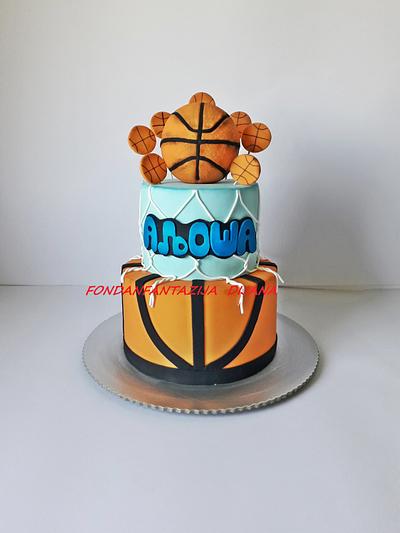 Basketball cake - Cake by Fondantfantasy