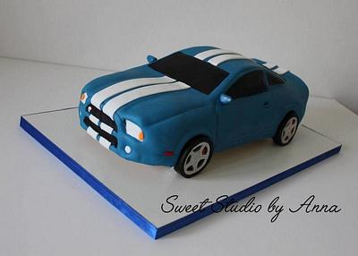 Ford Mustang Shelby GT500 - Cake by Anna Augustyniak 