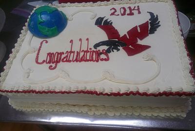 Graduation Cake for Geography Major - Cake by KarenCakes