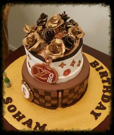 LV cake  - Cake by CAKE RAGA