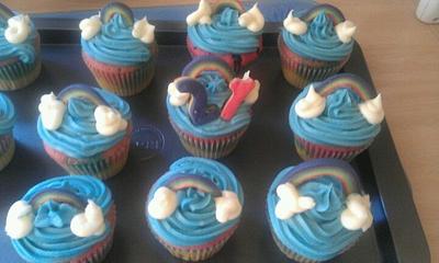 21sr birthday rainbow cupcakes - Cake by shelley