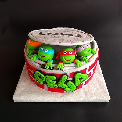 Ninja Turtles - Cake by Dragana