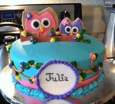 Owls  - Cake by Miranda Murphy 