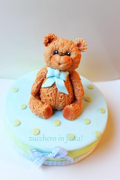 teddy bear cake topper - Cake by Ginestra