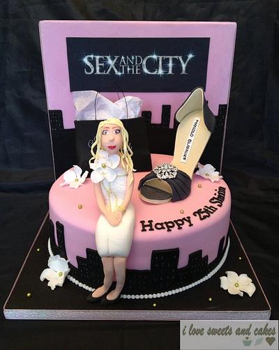 Sex and the city cake  - Cake by Vicki Graham