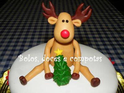Christmas reindeer  - Cake by bolosdocesecompotas