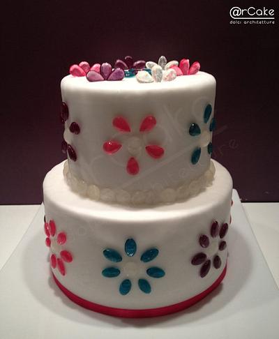 isomalt flowers - Cake by maria antonietta motta - arcake -