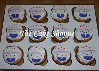 March of Dimes cupcakes - Cake by THE CAKE SHOPPE