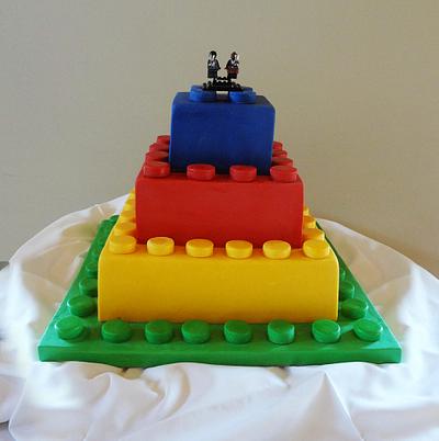 LEGO Cake - Cake by Custom Cakes by Ann Marie