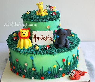 Come to my jungle!! - Cake by Ashel sandeep