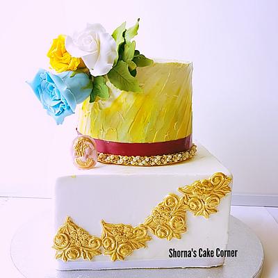 Anniversary cake  - Cake by Shorna's Cake Corner
