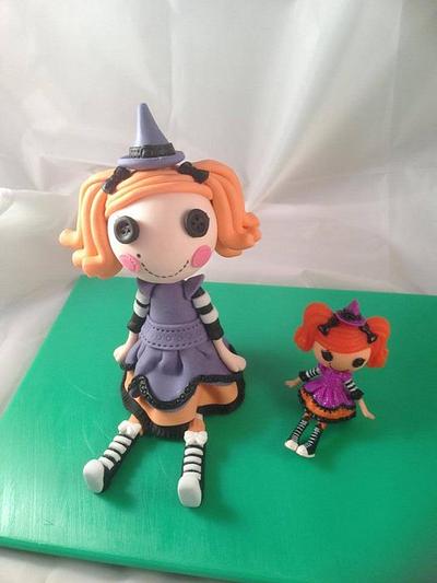Lalaloopsy Candy Broomsticks cake topper - Cake by For the love of cake (Laylah Moore)