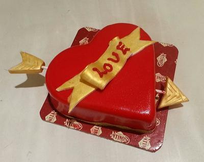 valentine cake - Cake by Christina Papadopoulou