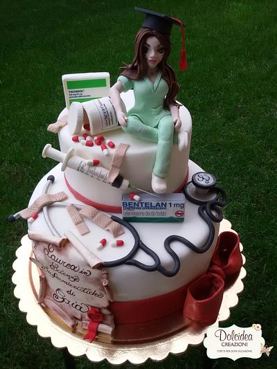 Torta infermiera - Nurse cake - Cake by Dolcidea creazioni