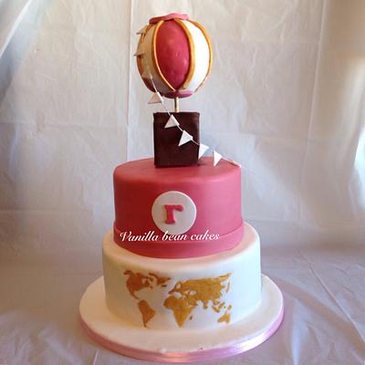 Hand painted cake - Cake by Vanilla bean cakes Cyprus