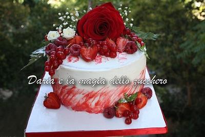 Flowers Red Velvet - Cake by Daria Albanese