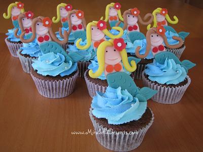 Mermaid cupcakes - Cake by Mira - Mirabella Desserts