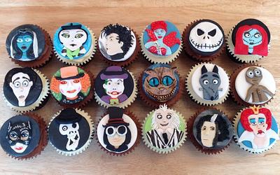 Tim Burton cupcakes - Cake by Wendy 