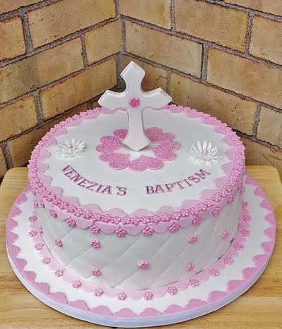 "Venezia" Baptism cake - Cake by Enza - Sweet-E