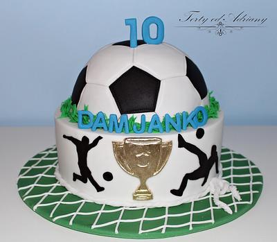 Football cake for Damjanko - Cake by Adriana12