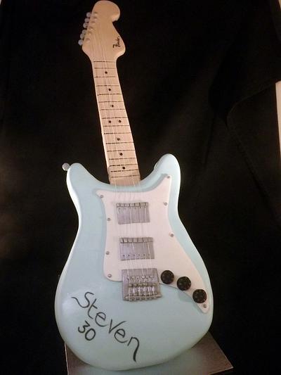 3D Guitar cake - Cake by Loopy