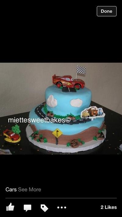 Cars themed Birthday cake - Cake by miettesweets