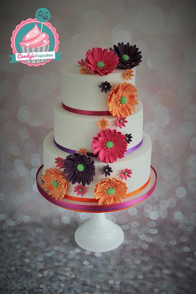 Spring Wedding Cake - Cake by Candy's Cupcakes