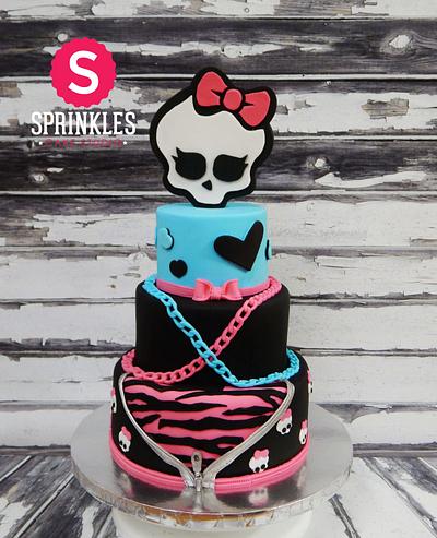 Monster high cake - Cake by Sprinkles Cake Studio