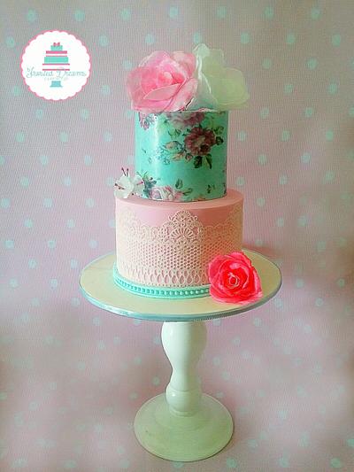 Shabby Chic Love 2 - Cake by Frosted Dreams 
