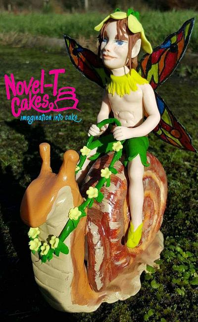 Snailrider - Away with the fairies  - Cake by Novel-T Cakes