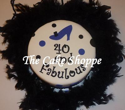 40 and Fabulous - Cake by THE CAKE SHOPPE