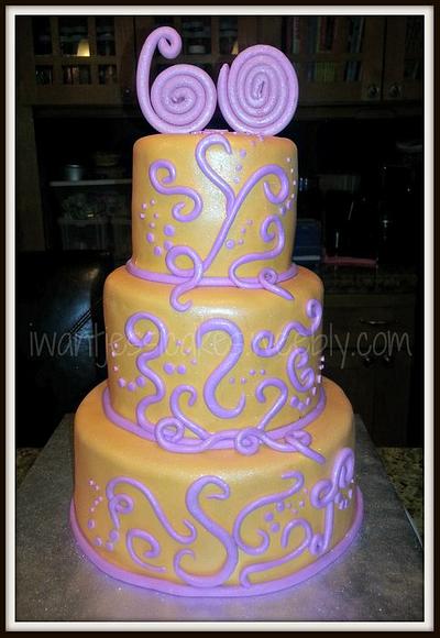 Bollywood inspired birthday cake - Cake by Jessica Chase Avila