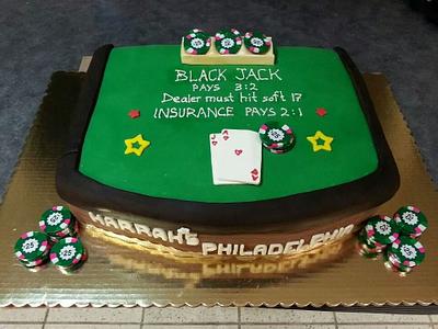 Blackjack Cake  - Cake by ~ CJ's Sweets ~